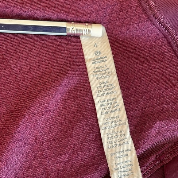 LULULEMON Wee Are From Space Plum Tank Top Workout Athletic Yoga - Picture 9 of 9